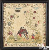 EARLY ENGLISH NEEDLEWORK PICTU