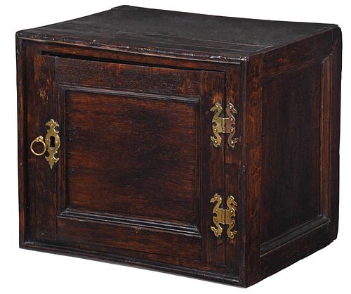 EARLY ENGLISH OAK CABINETBritish,