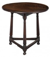 EARLY ENGLISH OAK DISH TOP CRI