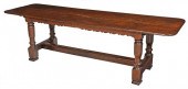 EARLY ENGLISH OAK TRESTLE BASE