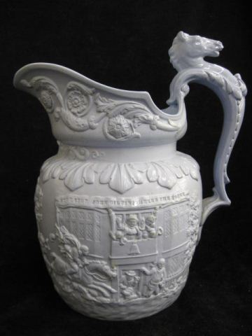 Early English Salt Glaze Pitcher