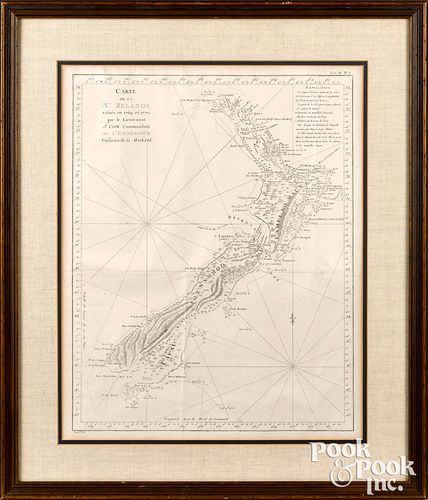 EARLY ENGRAVED MAP OF NEW