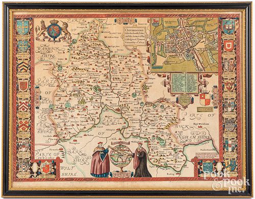 EARLY ENGRAVED MAP OF
