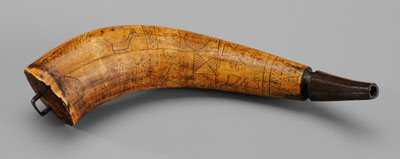 Early Engraved Powder Horn