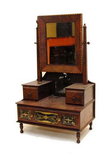 EARLY FEDERAL INLAID DRESSING