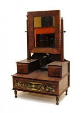 EARLY FEDERAL INLAID DRESSING