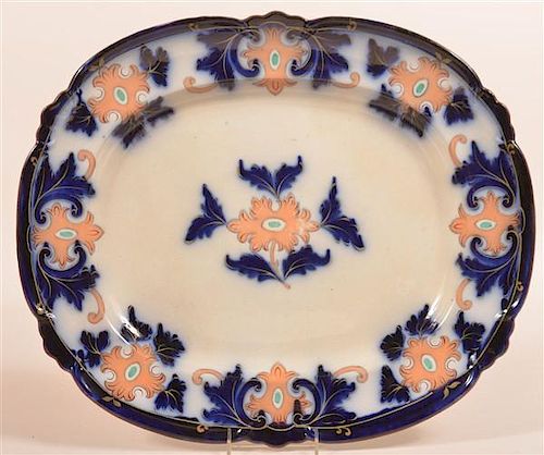 EARLY FLOW BLUE STAFFORDSHIRE CHINA