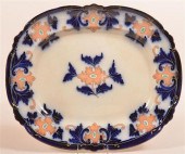 EARLY FLOW BLUE STAFFORDSHIRE