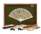 EARLY FRENCH FANS AND SNUFF BO
