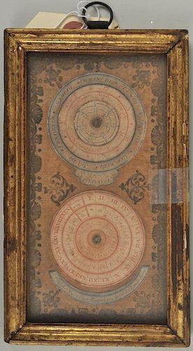 EARLY FRENCH PERPETUAL ALMANACof