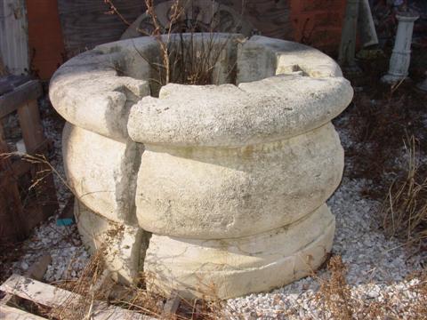 EARLY FRENCH STONE FOUR-PIECE