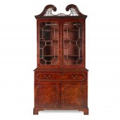 EARLY GEORGE III MAHOGANY BURE