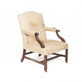 EARLY GEORGE III MAHOGANY LIBR