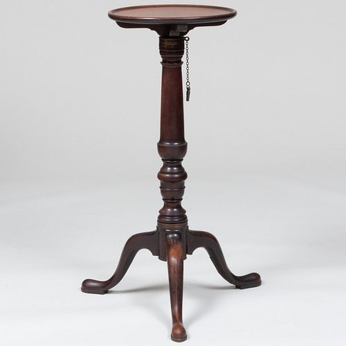 EARLY GEORGE III MAHOGANY RATCHET
