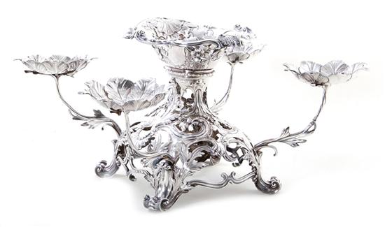 Early George III silver epergne