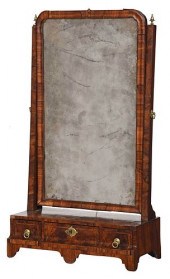 EARLY GEORGIAN FIGURED BOOKMAT