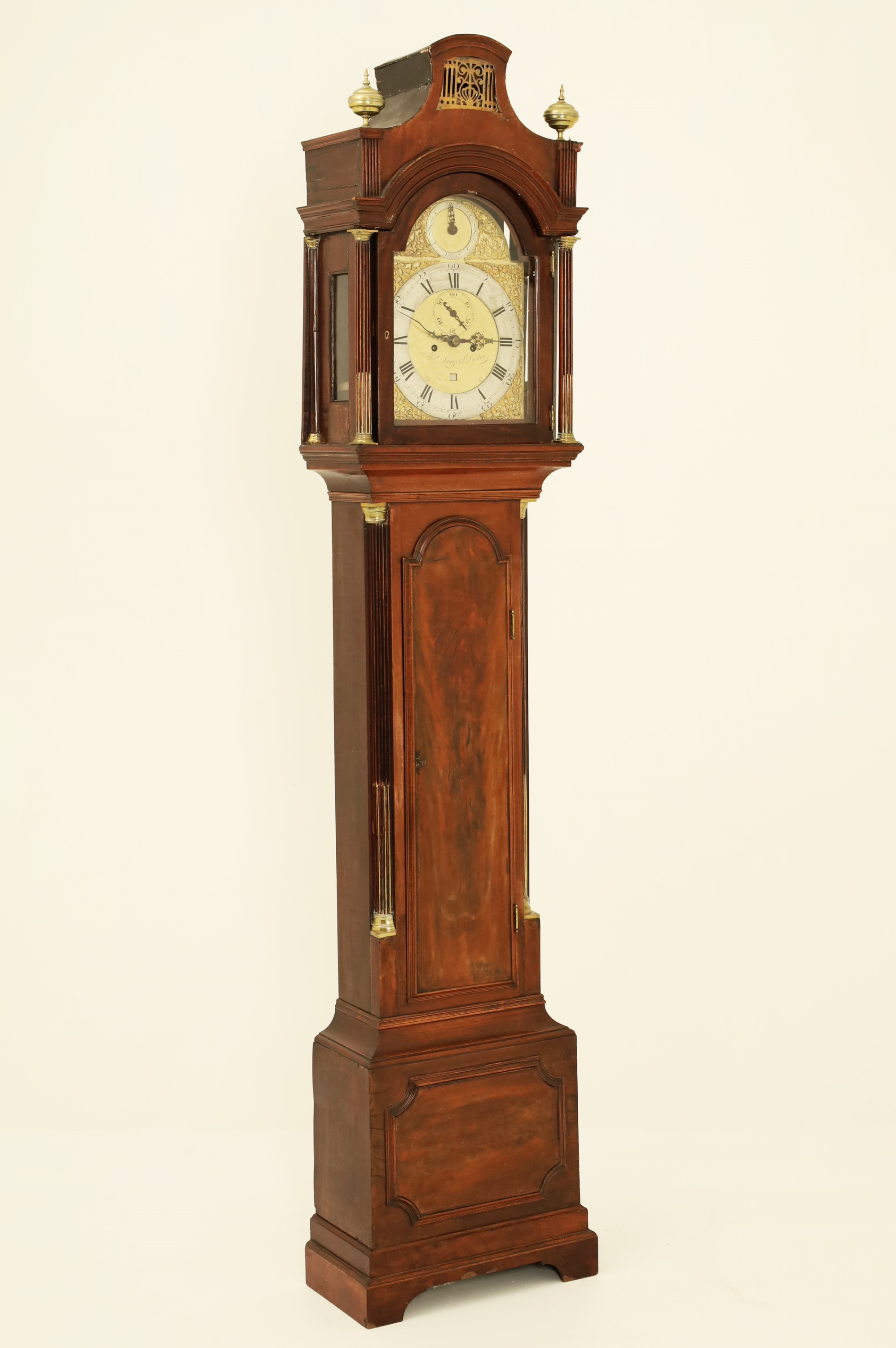 EARLY GEORGIAN MAHOGANY GRANDFATHER