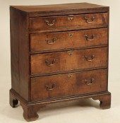 EARLY GEORGIAN OAK CHEST EARLY