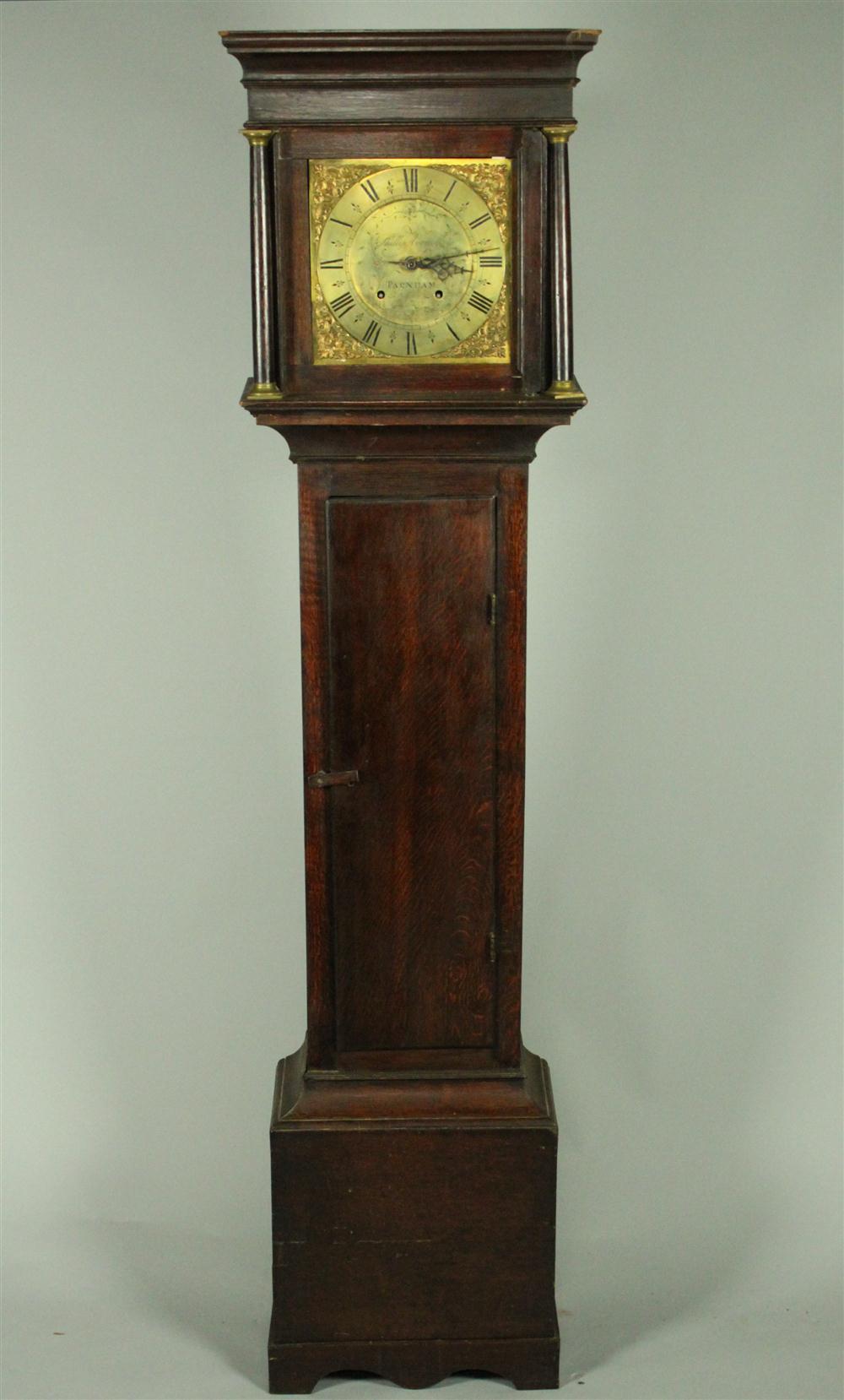 EARLY GEORGIAN OAK TALL CASE