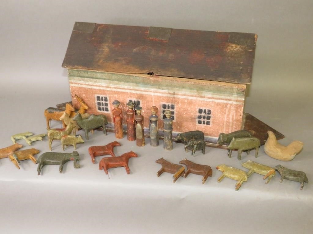 EARLY GERMAN NOAH'S ARK SETca.