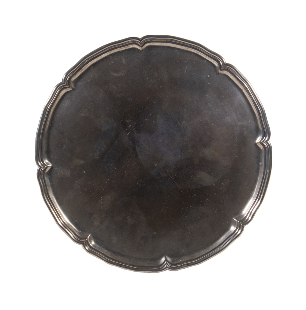 EARLY GERMAN SILVER TRAY BY