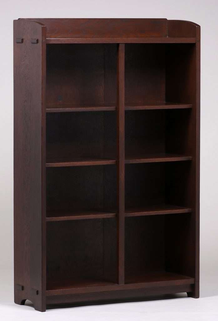 EARLY GUSTAV STICKLEY OPEN BOOKCASE