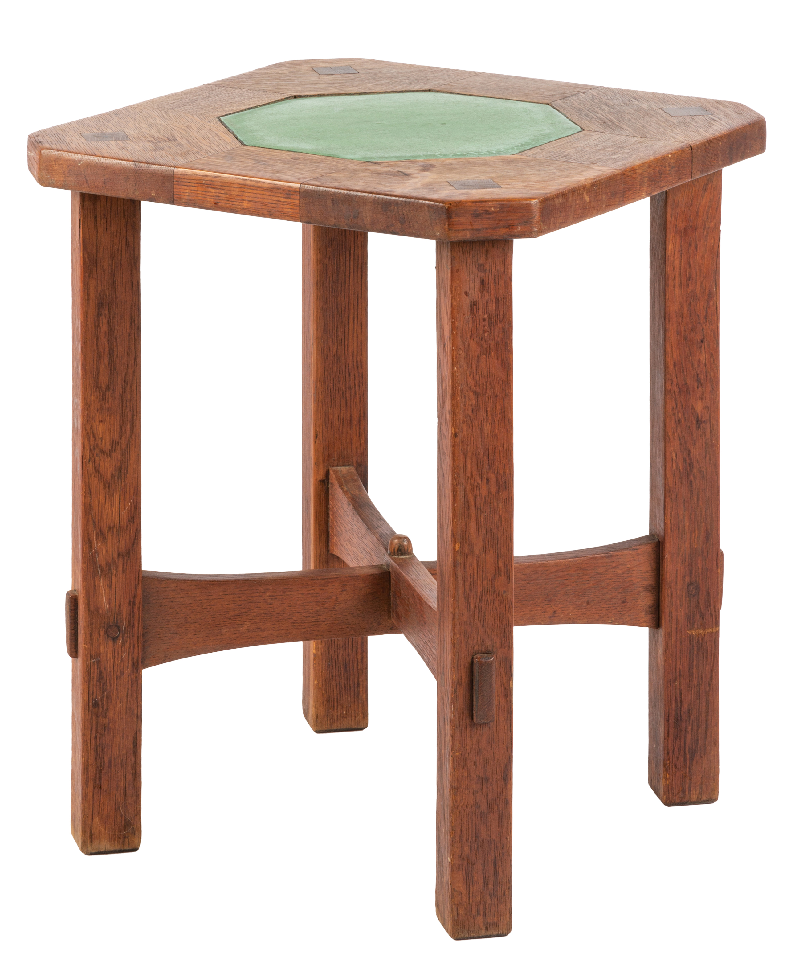 EARLY GUSTAV STICKLEY TABOURET