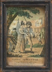 EARLY HAND-COLORED ENGRAVING 1