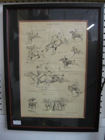 Early Harper's Weekly Framed