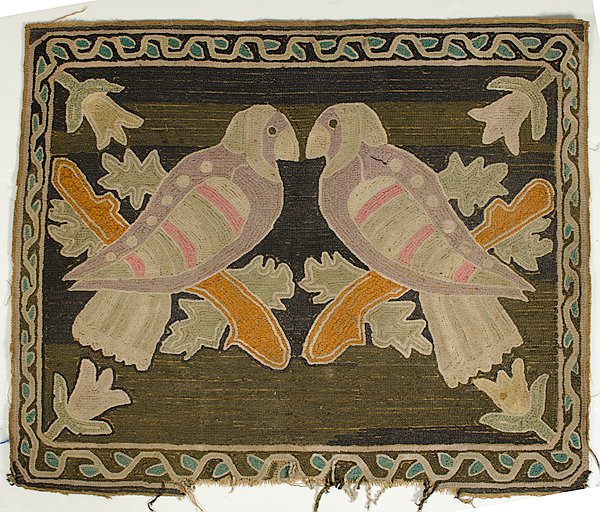 Early Hooked Rugs American. A group