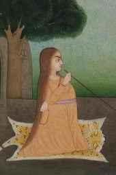 EARLY INDIAN MUGHAL MINIATURE