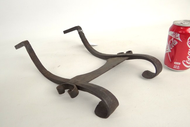 Early iron bootscraper. 15''