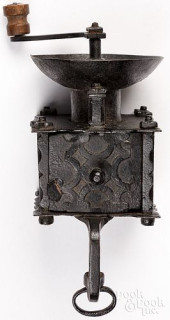 EARLY IRON COFFEE MILL<br>Earl