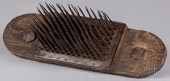 EARLY IRON FLAX HATCHEL, EARLY
