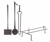 EARLY IRON HEARTH ACCESSORIES