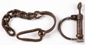 EARLY IRON SMOKEHOUSE LOCK, ET