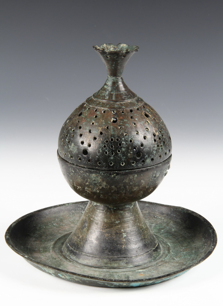 EARLY ISLAMIC BRONZE INCENSE