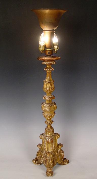 EARLY ITALIAN GILT WOOD ALTAR