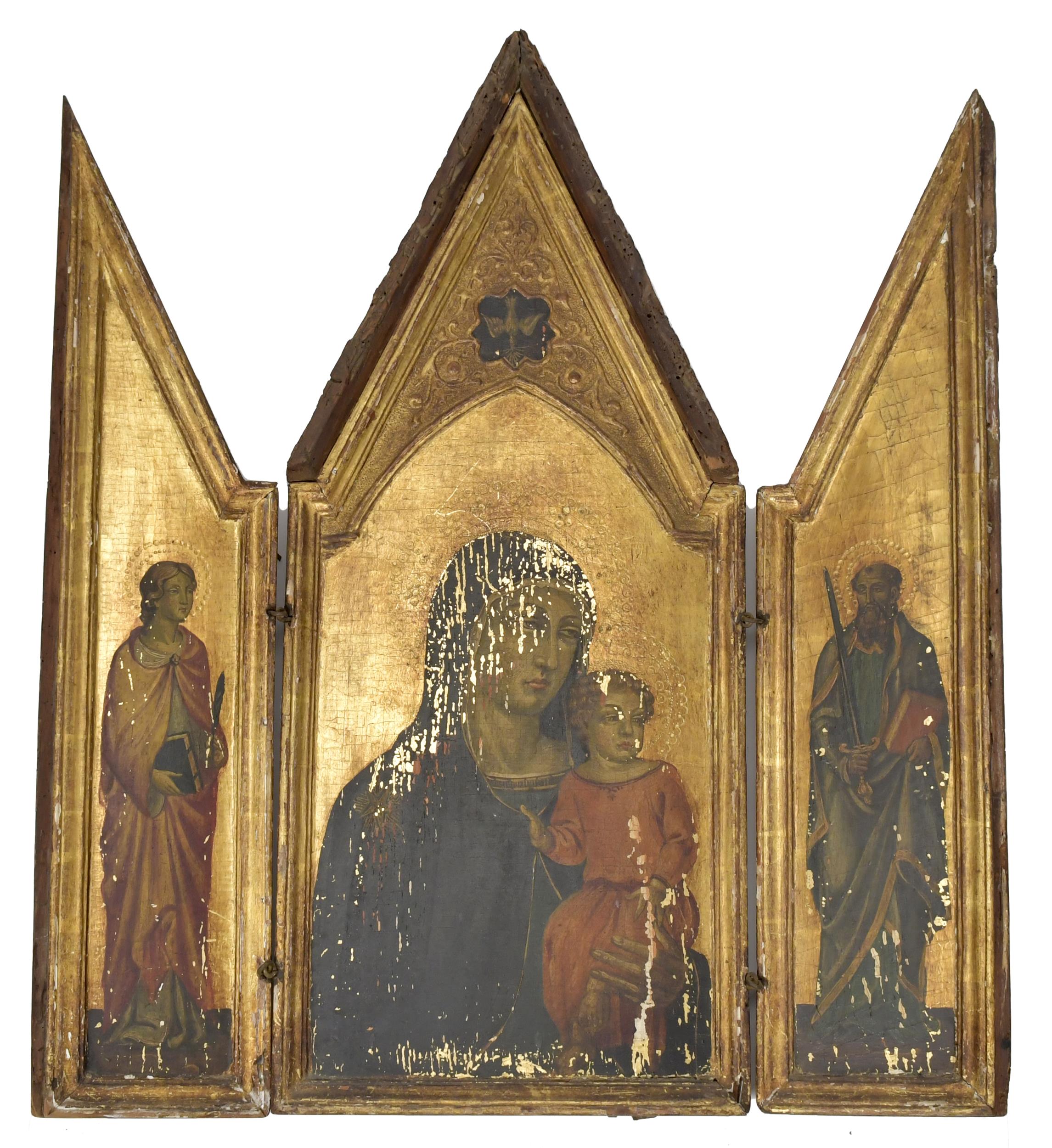 EARLY ITALIAN TRIPTYCH DEVOTIONAL