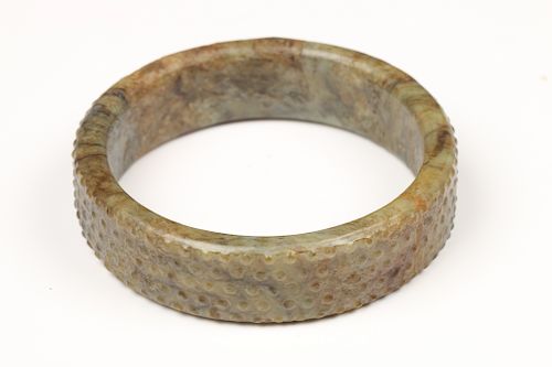 EARLY JADE BANGLE BRACELETOf a