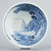 EARLY JAPANESE BLUE AND WHITE