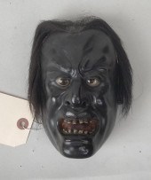 EARLY JAPANESE CARVED WOODEN M