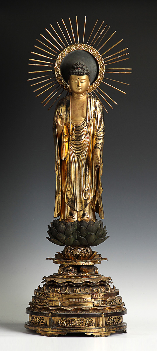Early Japanese Standing Figure of