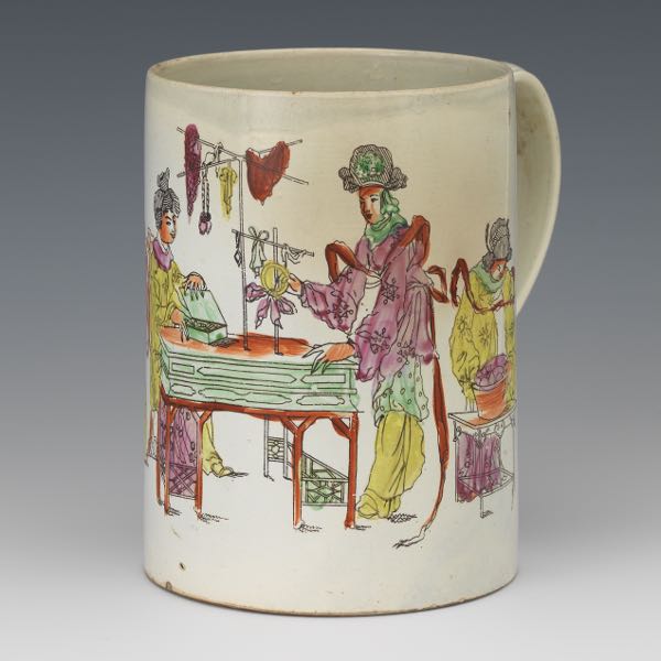EARLY JAPONISME ENGLISH TANKARD 5¾"