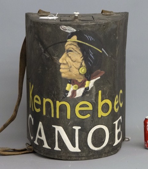 Early ''Kennebuc Canoe'' tin