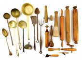 EARLY KITCHEN WARE: EIGHTEEN P