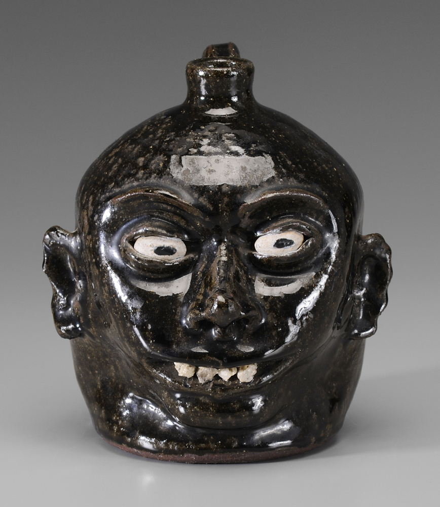 Early Lanier Meaders Face Jug