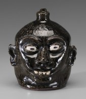 Early Lanier Meaders Face Jug