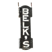 EARLY LARGE BELK'S DOUBLE-SIDE