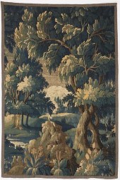 EARLY LARGE FLEMISH TAPESTRY,